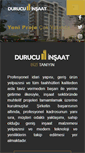 Mobile Screenshot of durucuinsaat.com